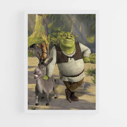 Poster Shrek Esel