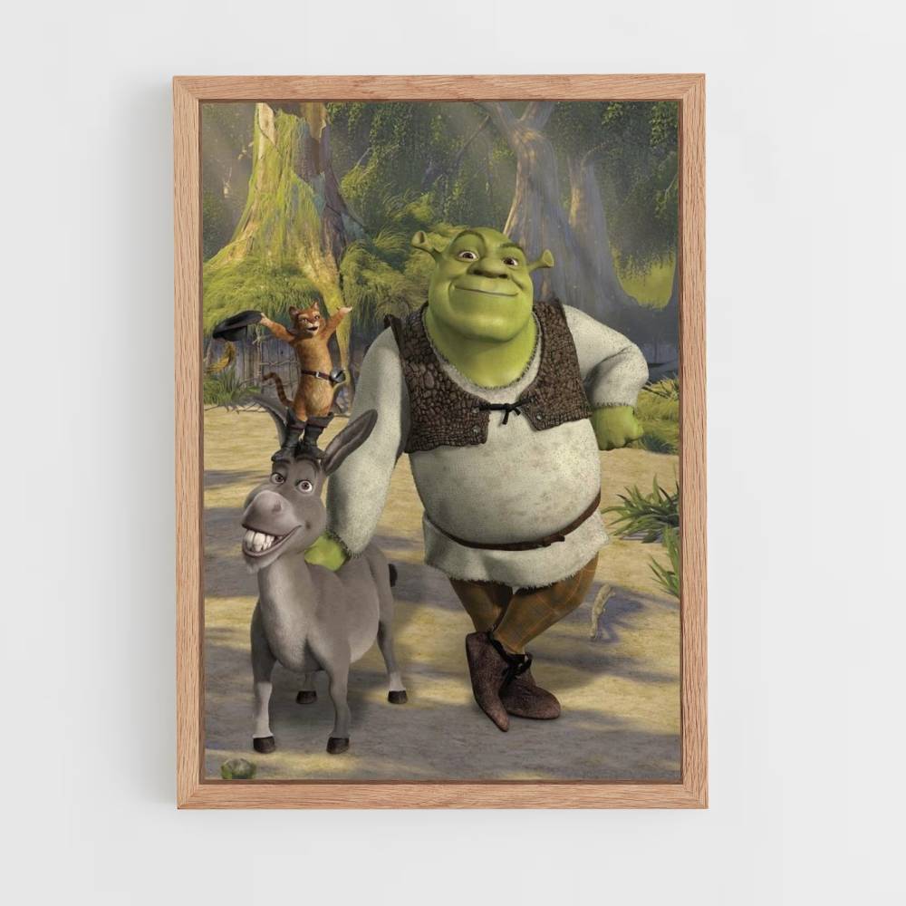 Poster Shrek Esel