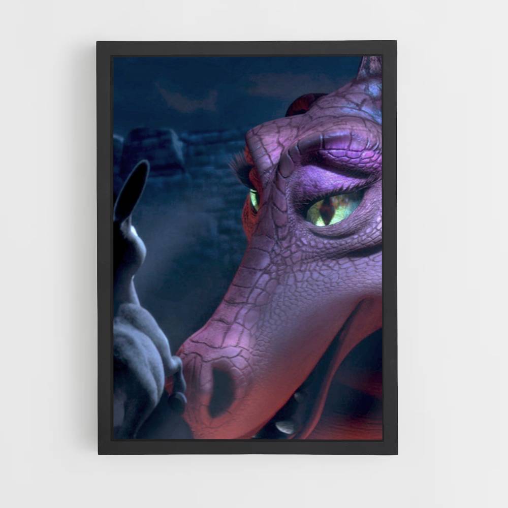 Esel-Shrek-Drachen-Poster