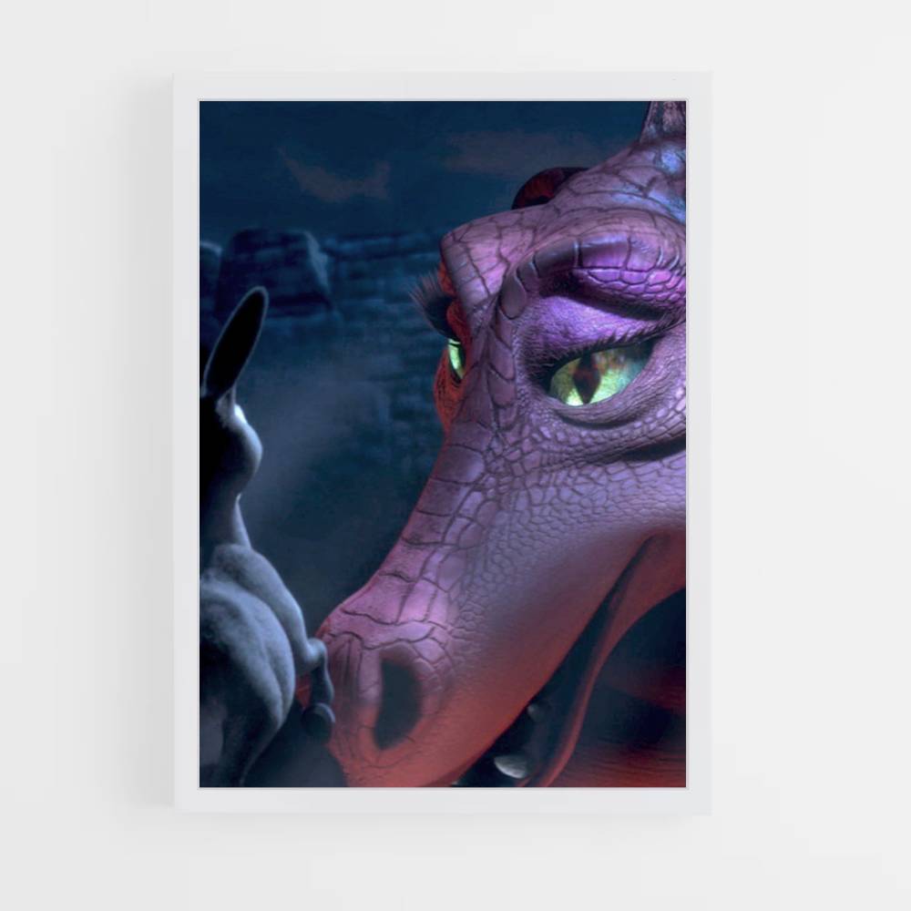 Esel-Shrek-Drachen-Poster