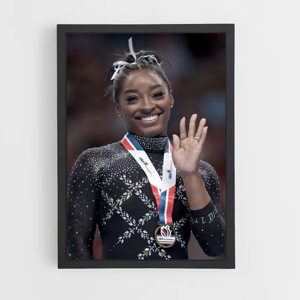 Poster Simone Biles Hallo