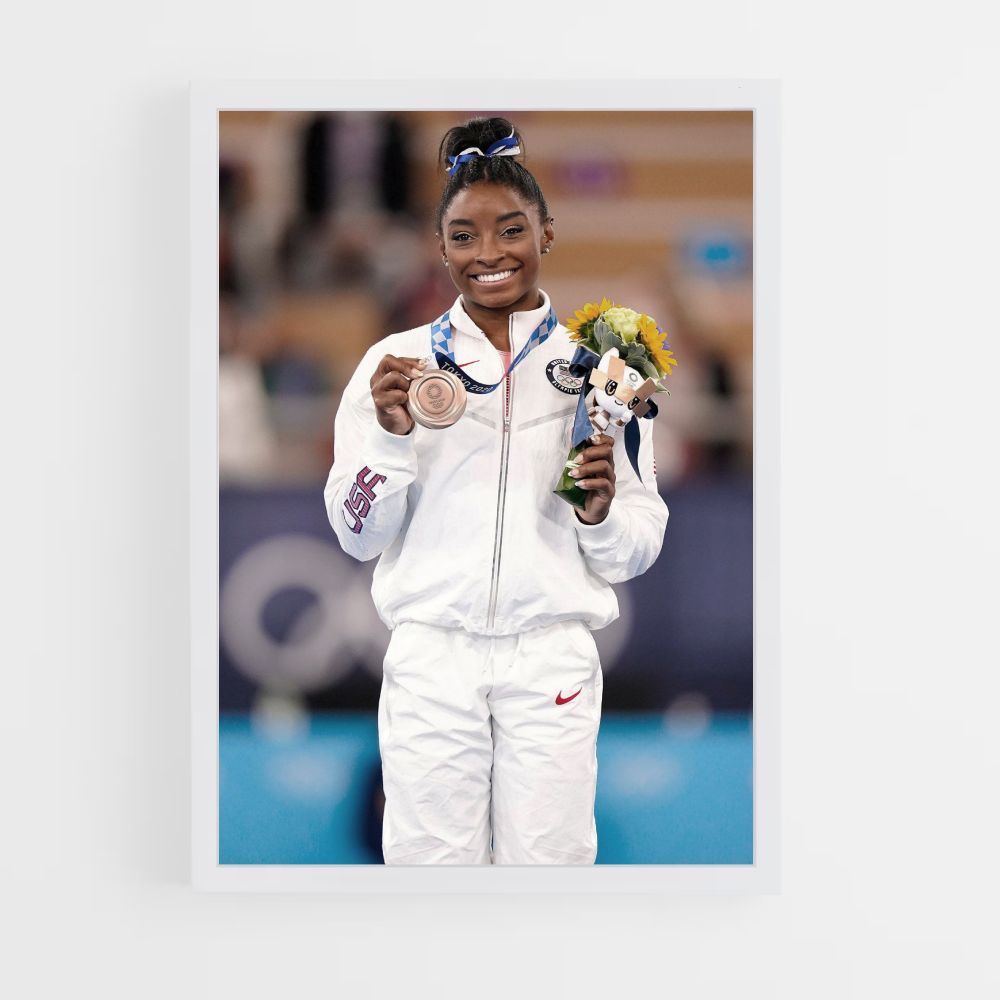 Poster Simone-Biles-Medaille