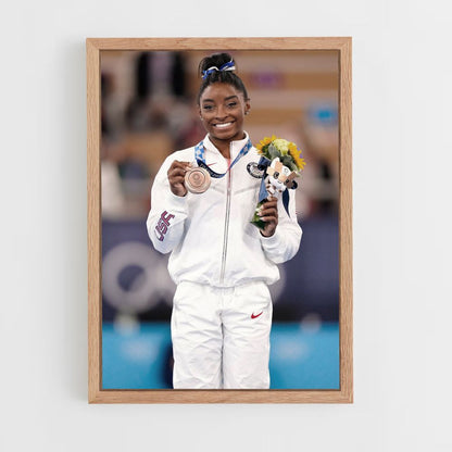 Poster Simone-Biles-Medaille