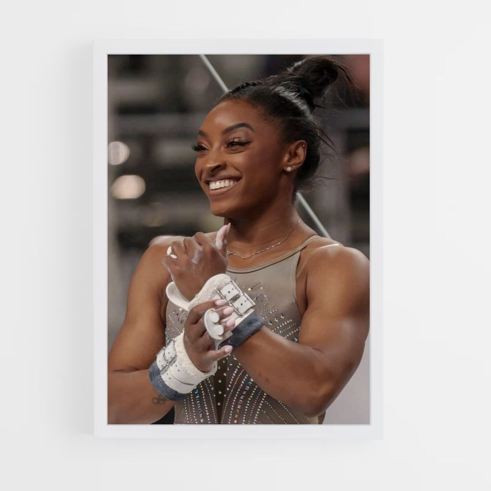 Poster Simone Biles Gymnastik