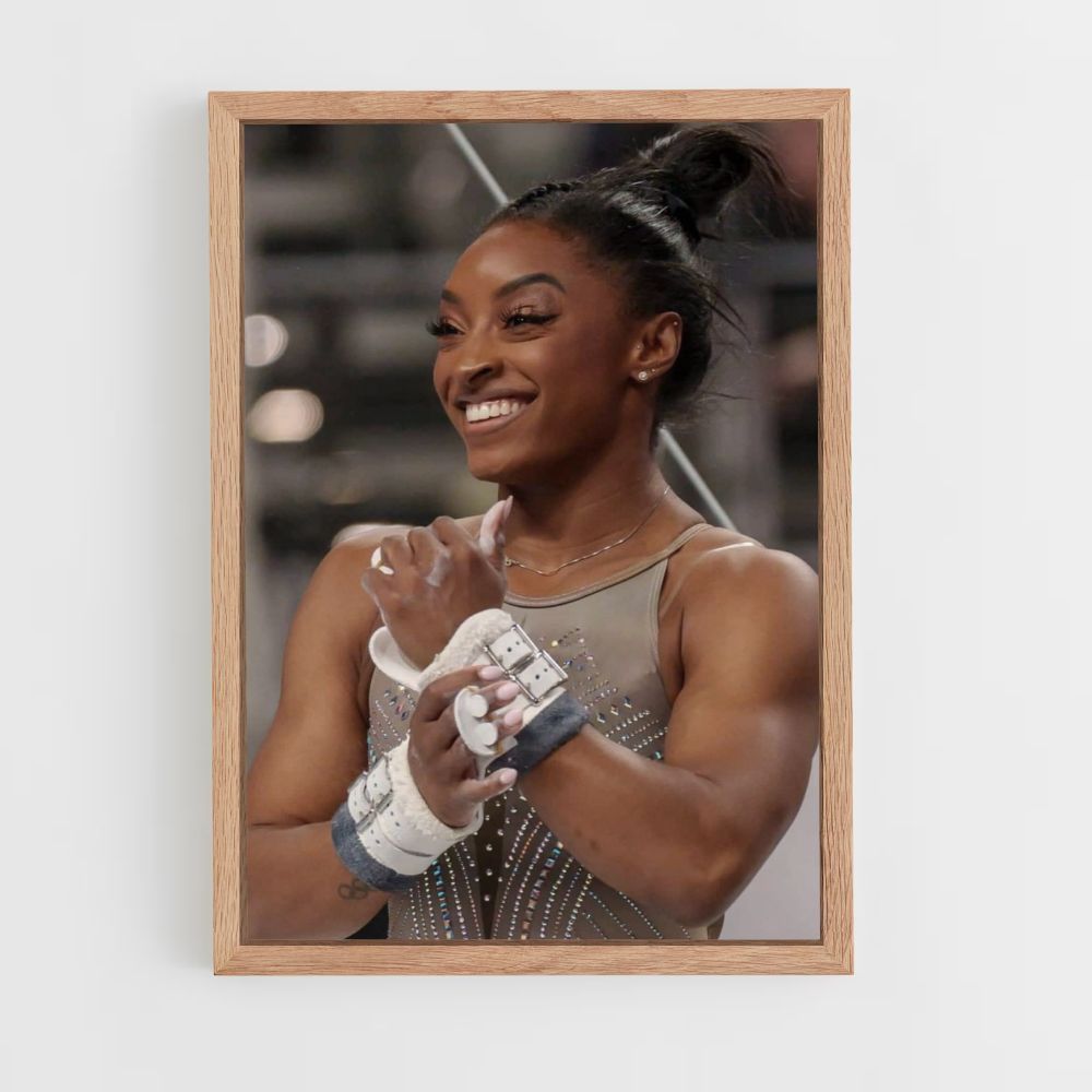 Poster Simone Biles Gymnastik