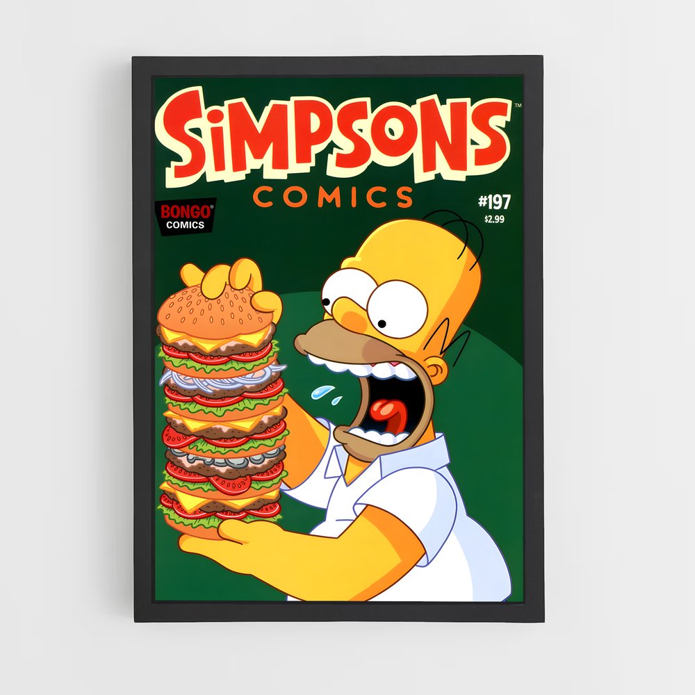 simpsons-1 cadre Noir