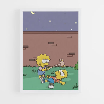simpsons-11 cadre Blanc