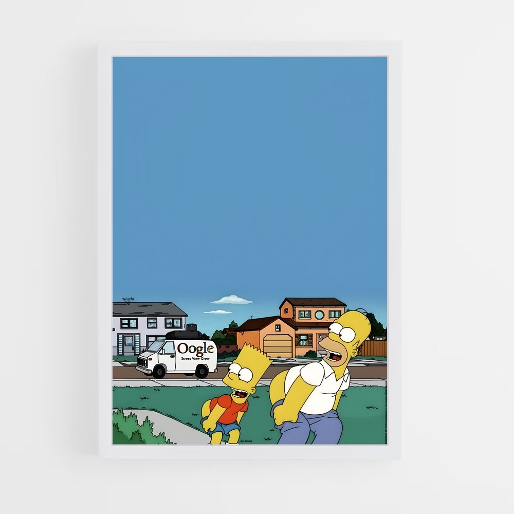 simpsons-15 cadre Blanc