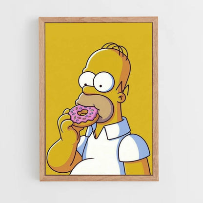 Homer Donut Poster