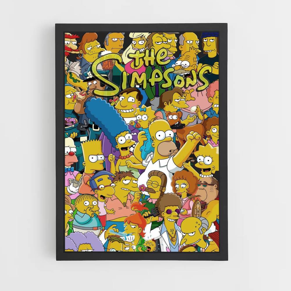 Poster Simpsons Charakter