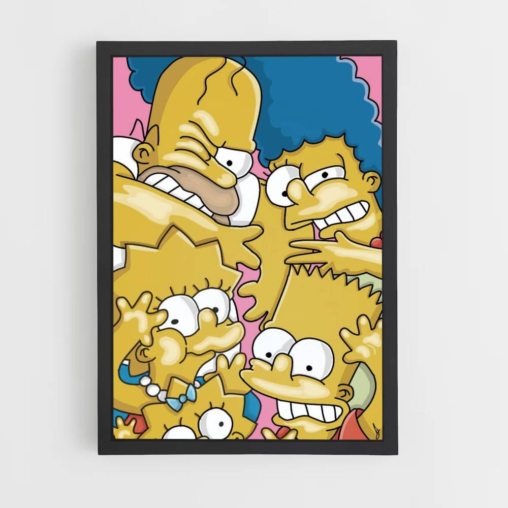 Poster Simpsons-Familie