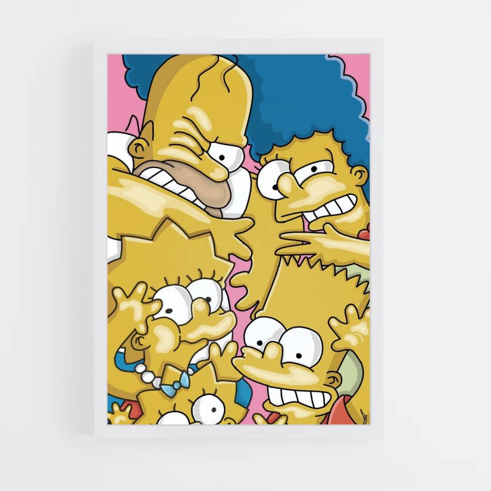 Poster Simpsons-Familie