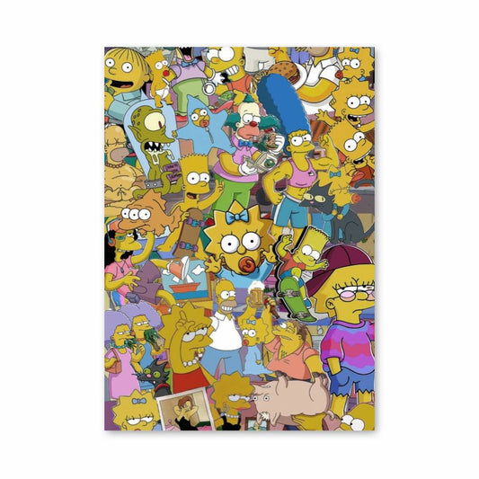 Poster Collage Simpsons Lore