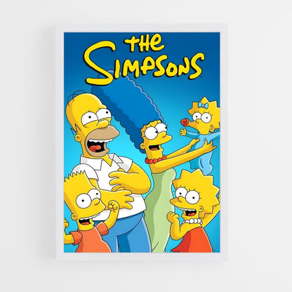 simpsons-3 cadre Blanc