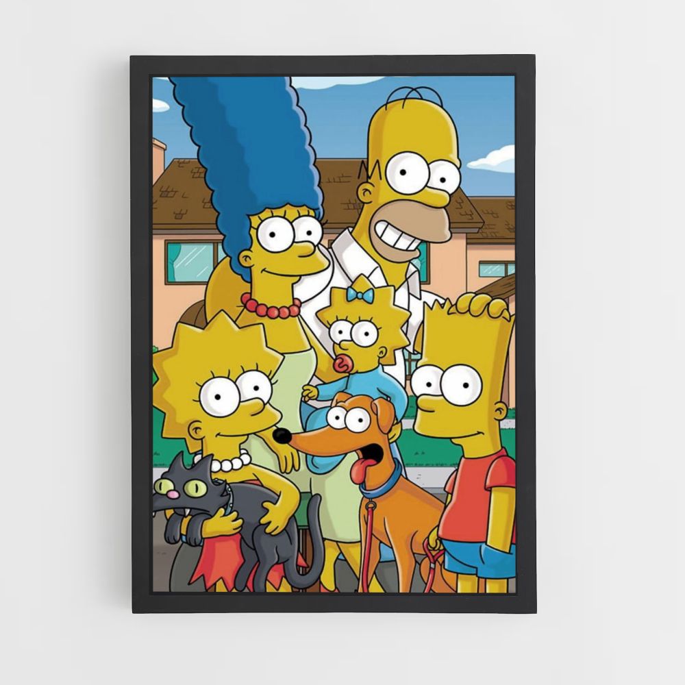 Poster Simpsons-Familie