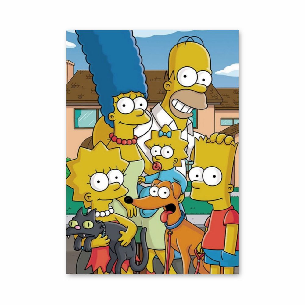 Poster Simpsons-Familie