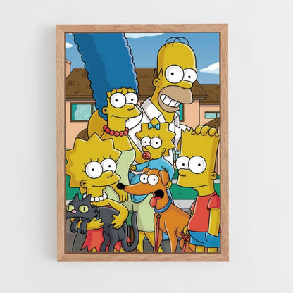 Poster Simpsons-Familie