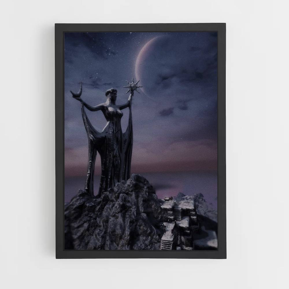 Poster zur Skyrim-Statue