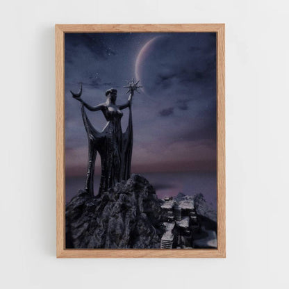 Poster zur Skyrim-Statue