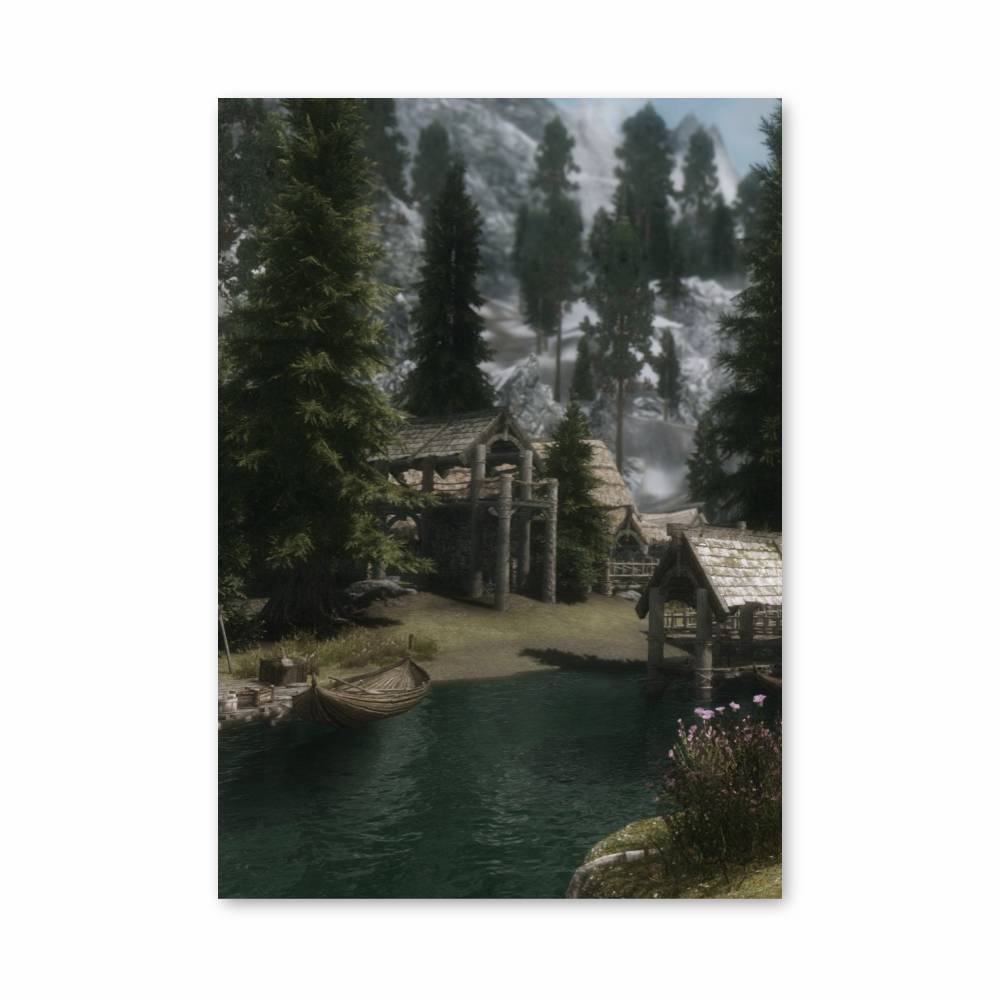 Poster Lac Skyrim