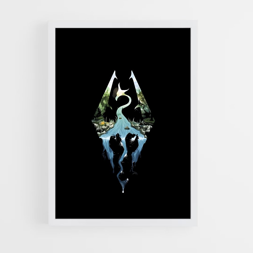 skyrim-3 cadre Blanc