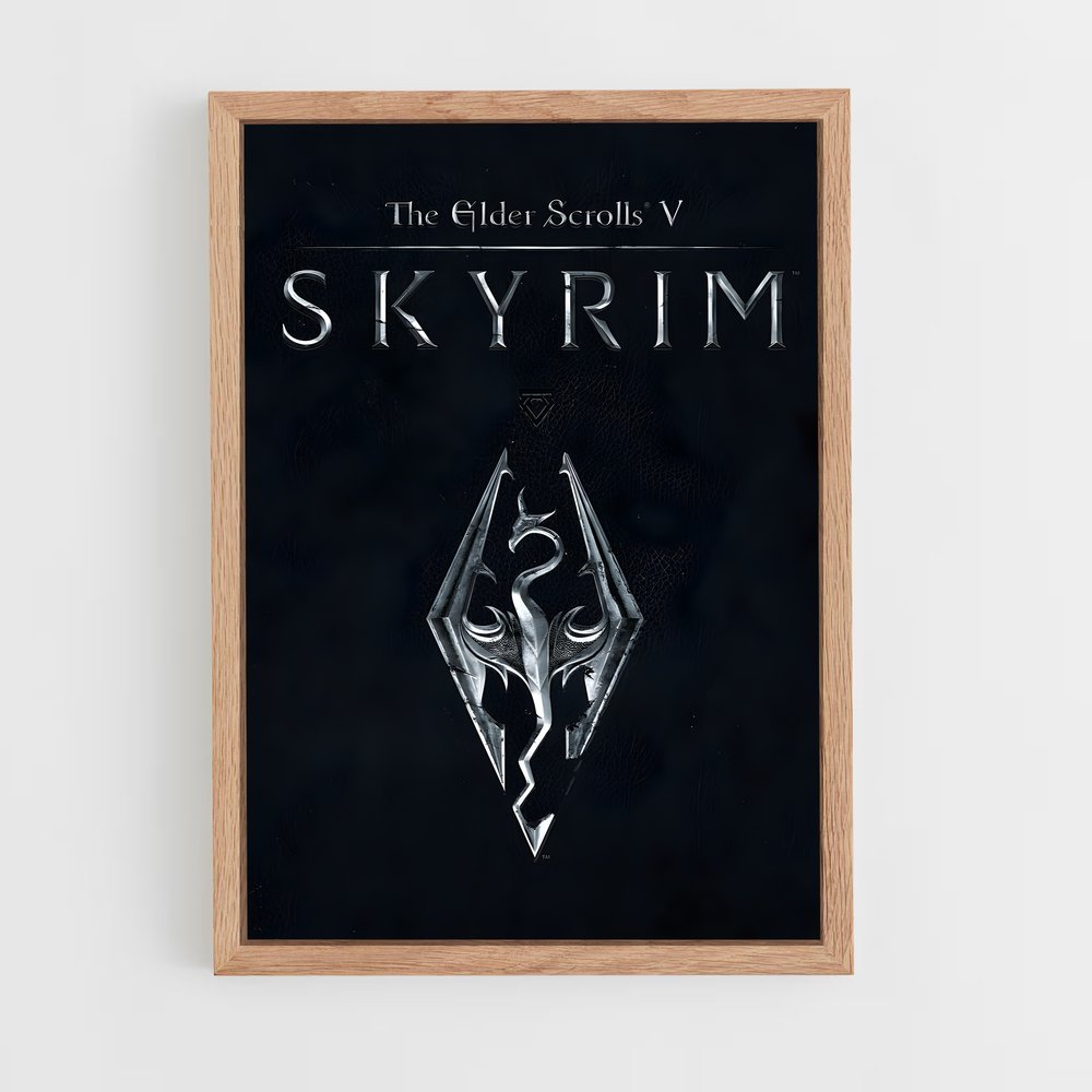 skyrim-4 cadre Bois clair