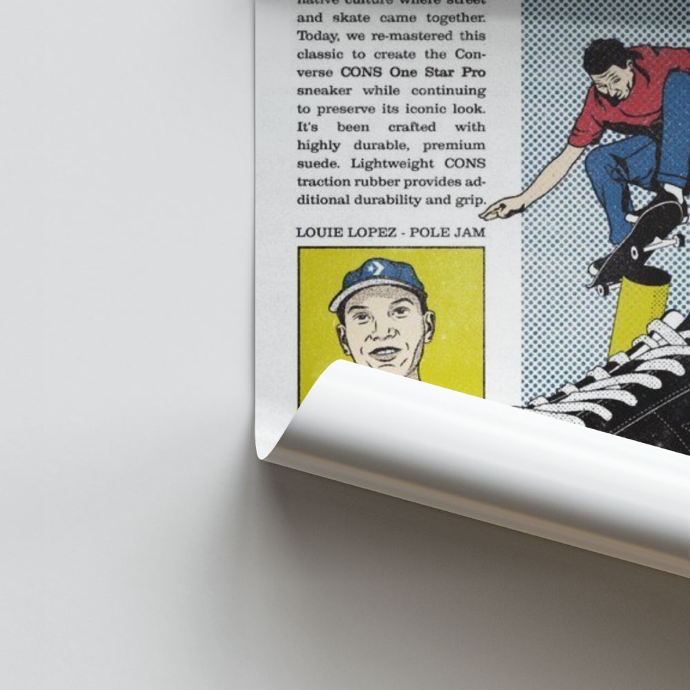 Converse One Star Pro Poster