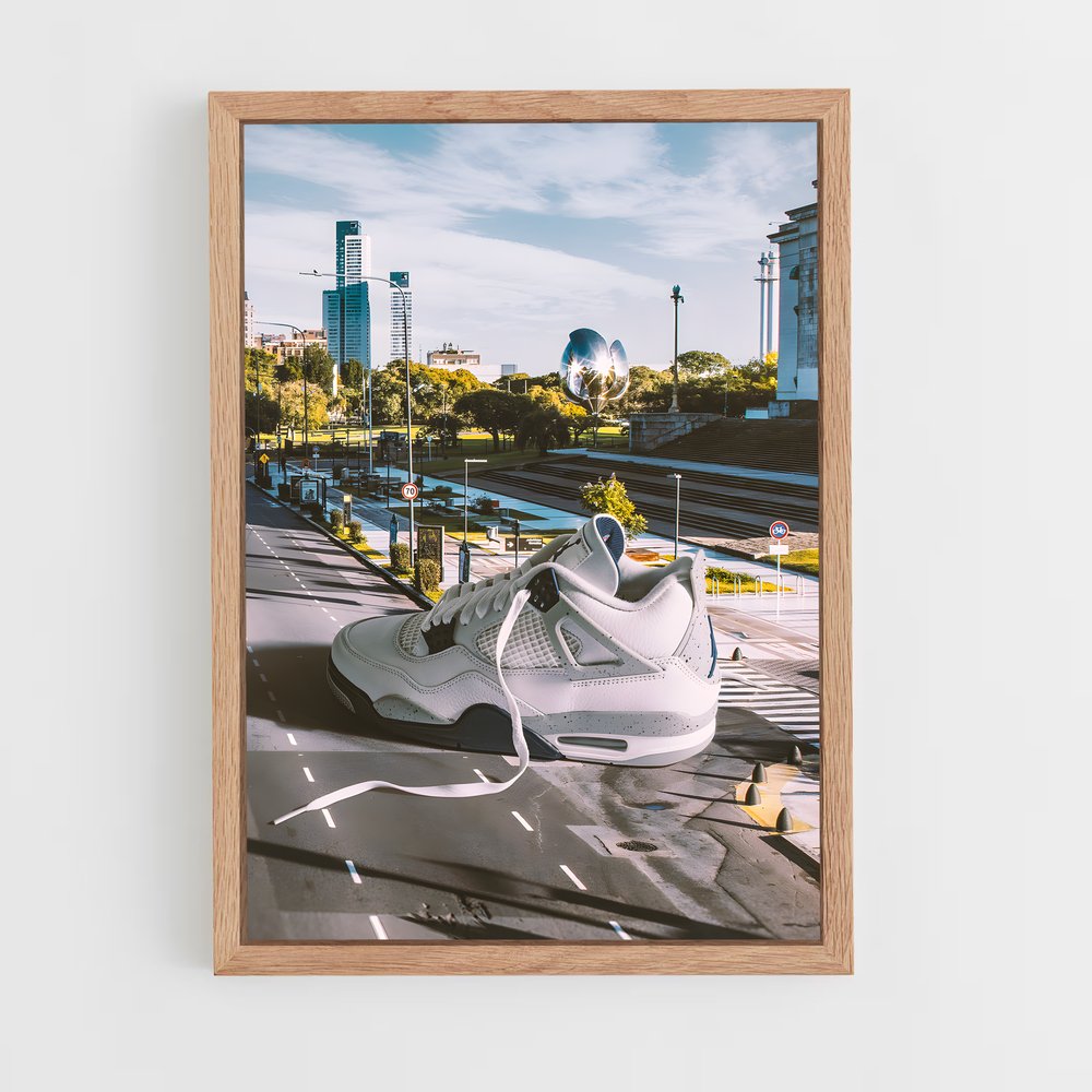 sneakers-19 cadre Bois clair