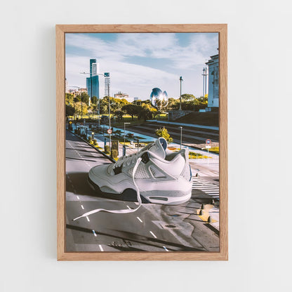 sneakers-19 cadre Bois clair