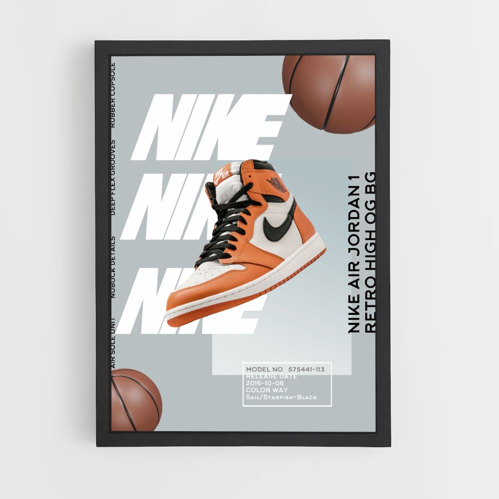 Nike Air Jordan 1 Poster