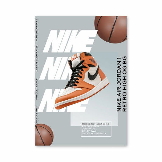 Nike Air Jordan 1 Poster