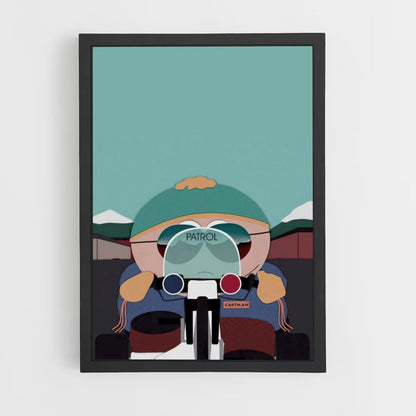 Poster Cartman Polizei