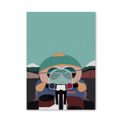 Poster Cartman Polizei