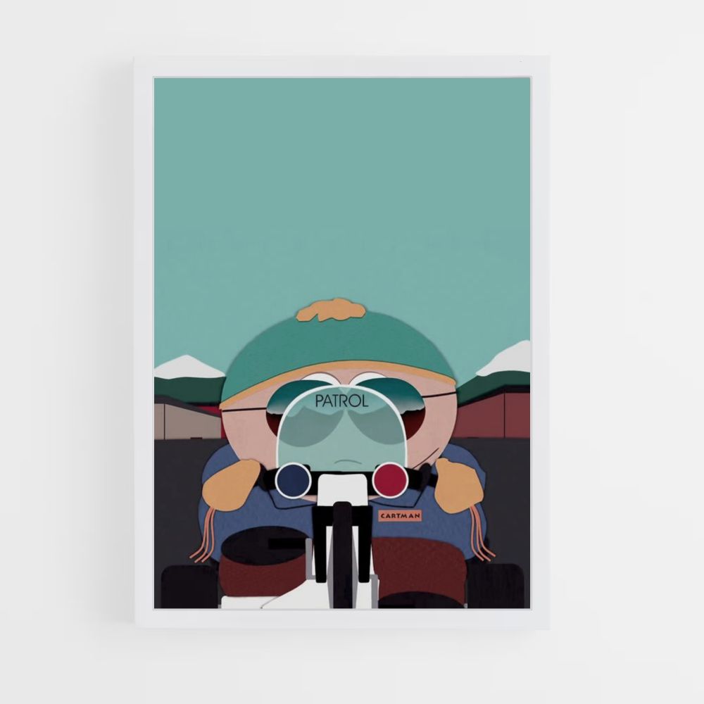 Poster Cartman Polizei