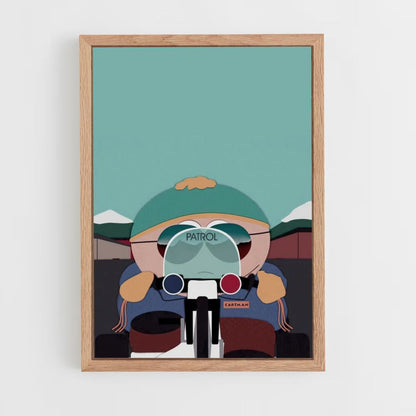 Poster Cartman Polizei