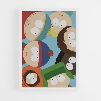 Poster für Schulkinder von South Park