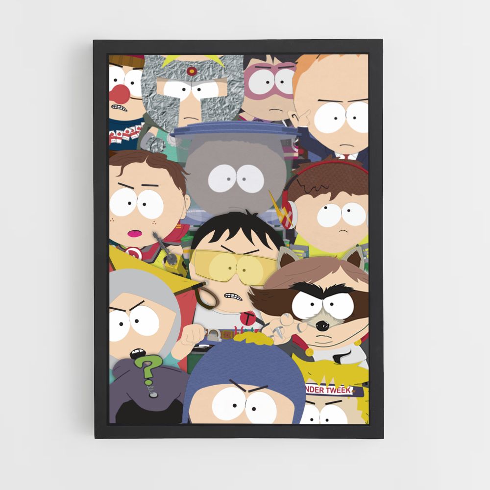 Poster South Park Superhelden