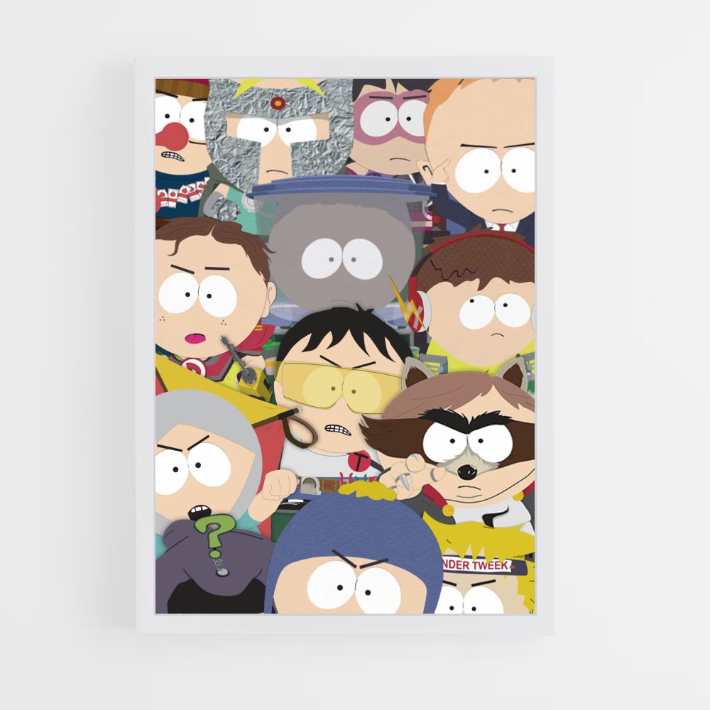 Poster South Park Superhelden