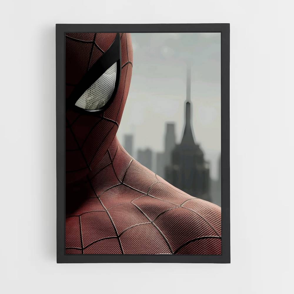 Poster im Spiderman-Stil