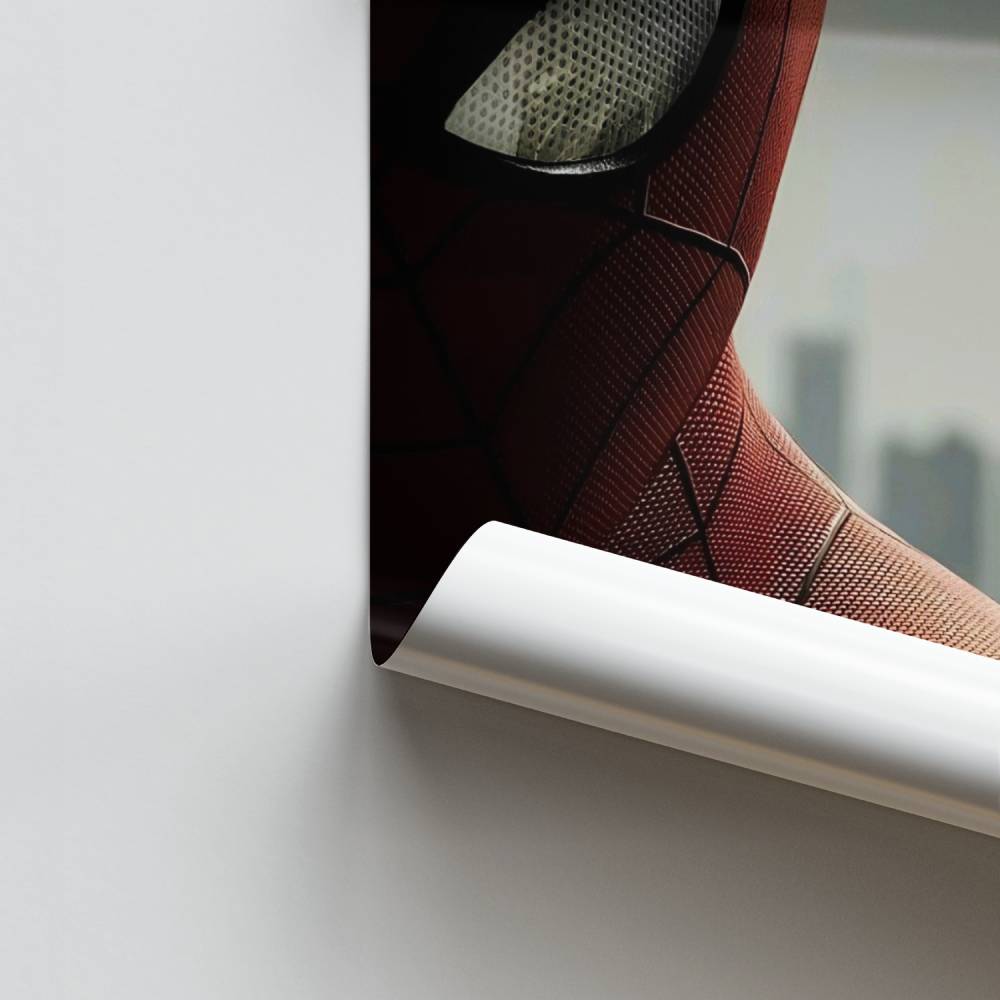 Poster im Spiderman-Stil