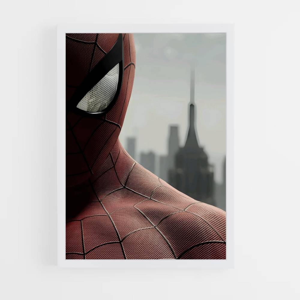 Poster im Spiderman-Stil