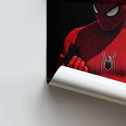 Poster Spiderman Schwarz und Rot