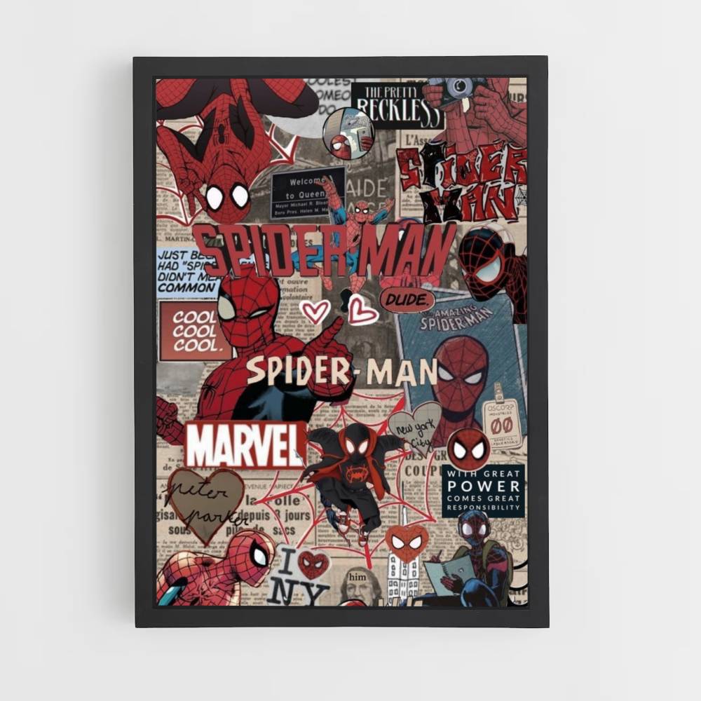 Spiderman-Collage-Poster