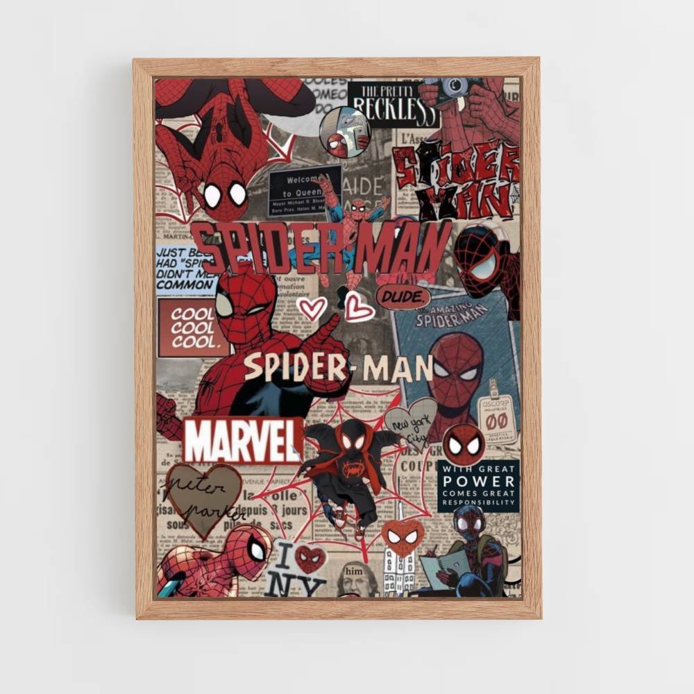 Spiderman-Collage-Poster