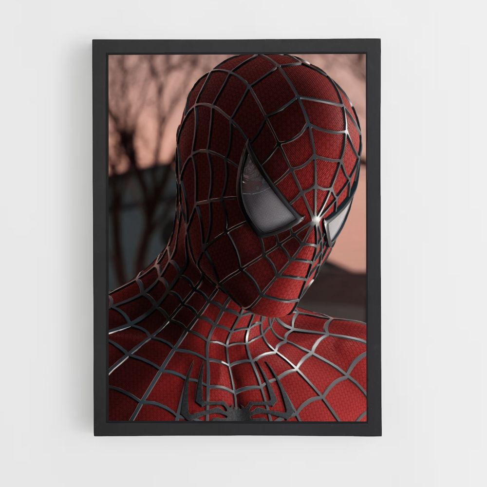 Spiderman-Masken-Poster