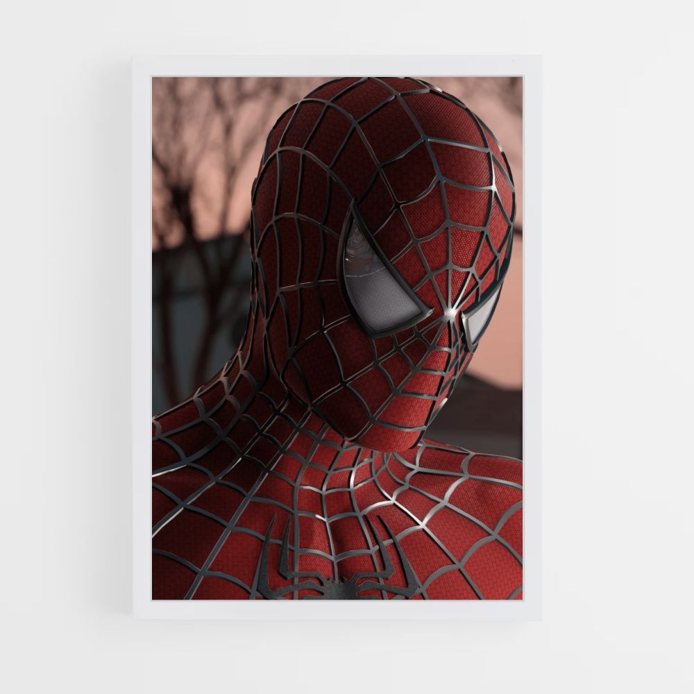 Spiderman-Masken-Poster