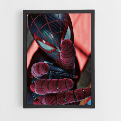 Poster Spiderman Schwarz