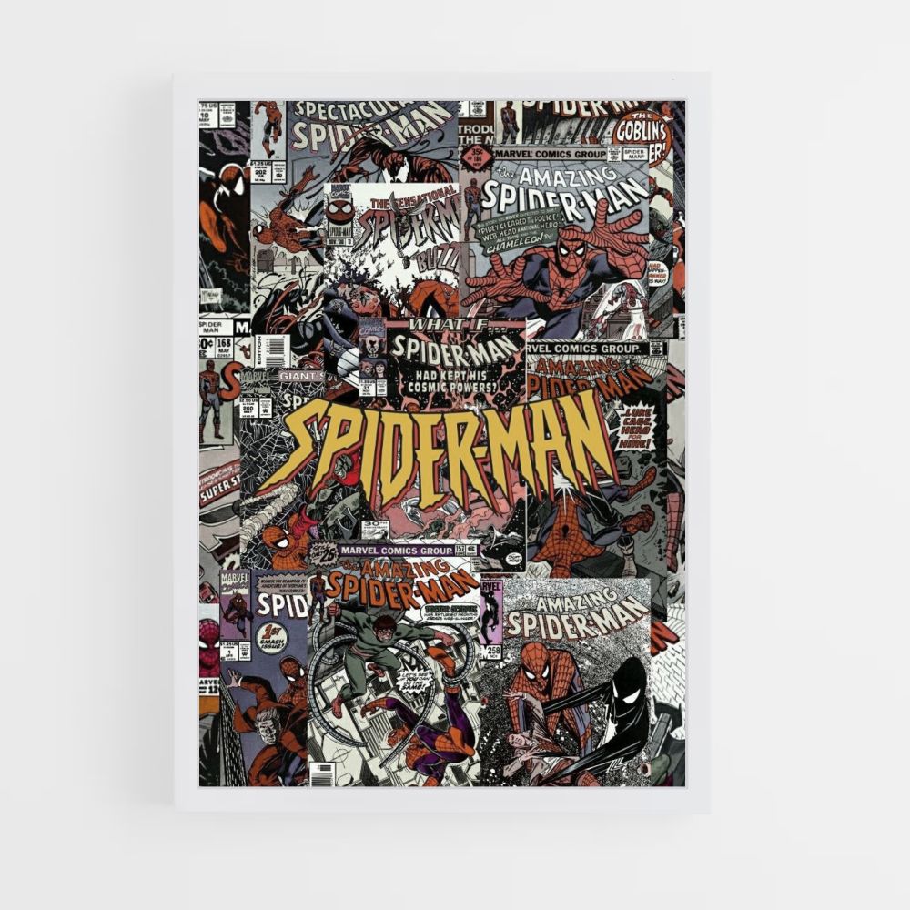 Spiderman-Tagebuch-Poster