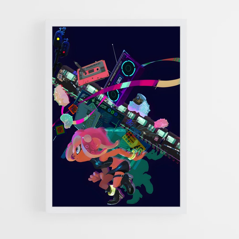 splatoon-12 cadre Blanc