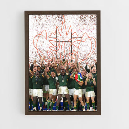springboks-12 cadre Bois foncé